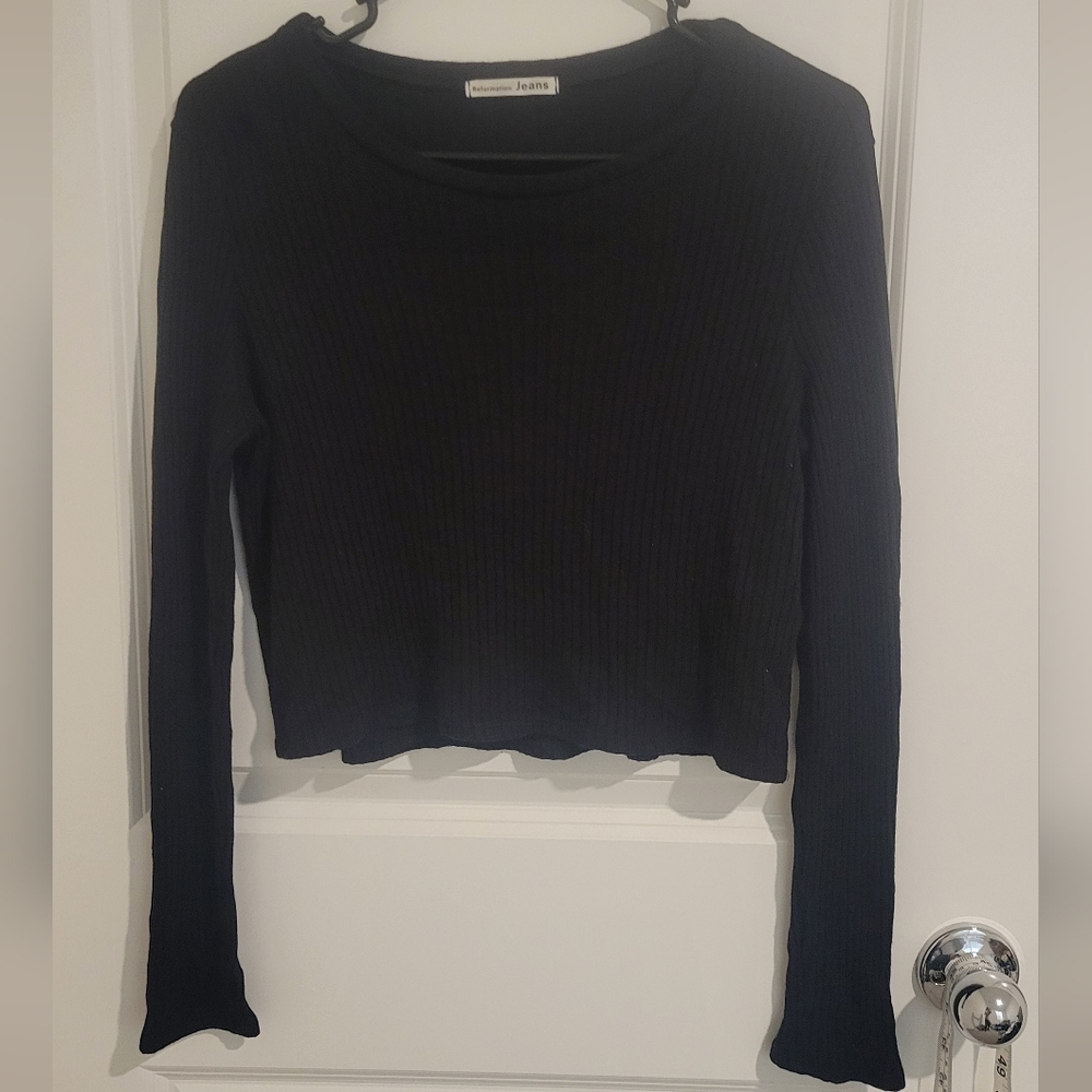 Reformation Long Sleeve Top Size Large